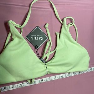 Zaful Swim top lime green